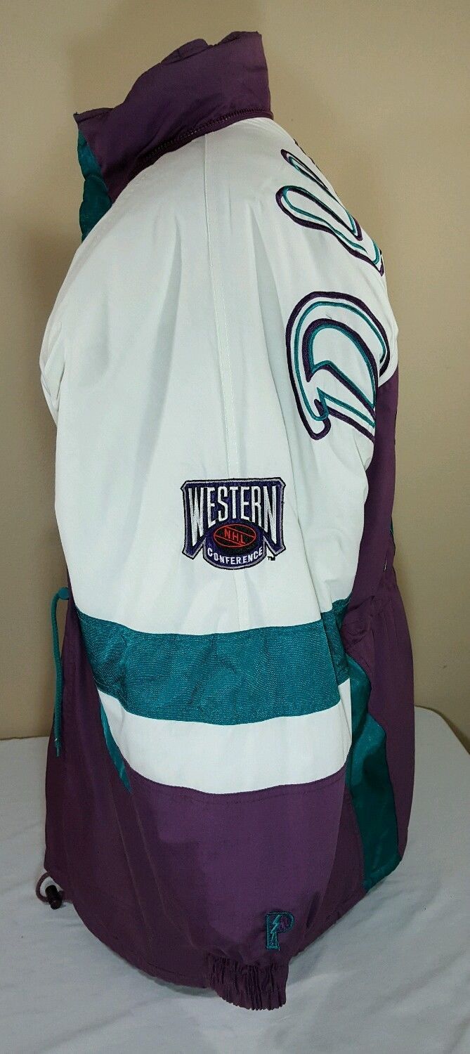Vtg 90s ANAHEIM MIGHTY DUCKS NHL Swingster Nylon Jacket YL (Deadstock) –  XL3 VINTAGE CLOTHING