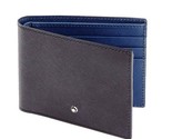 Montblanc Genuine 116326 Satorial 6CC Bifold Men&#39;s Leather Wallet - $116.00