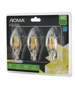 NOMA B11 E12 Base Dimmable LED Light Bulbs, 2700K, 350 Lu, Soft White, 4... - $6.78