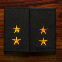 Lieutenant ROYAL THAI ARMY RANK SHOULDER BOARDS EPAULETTE RTA RANK Fabric - $37.40