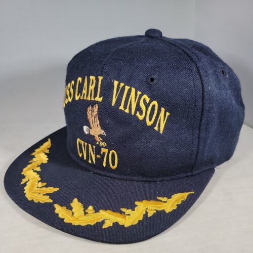 Rare Vintage Eagle Trucker Mesh Snapback Hat Cap Blue Vtg Hipster