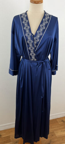Vintage Vassarette 2pc Gown Slip Dress Sleep Sz Small… - Gem