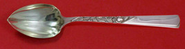Rose Motif by Stieff Sterling Silver Grapefruit Spoon Fluted Custom Made 5 3/4" - $68.31