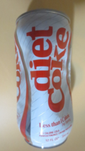 Diet Coke 12oz Plastic Can with Metal top Full - $8.42
