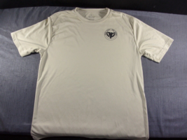 NWOT UNITED STATES ARMY RESERVE LARGE TAN SAND &quot;STAY ARMY RESERVE&quot; SHIRT... - $35.43