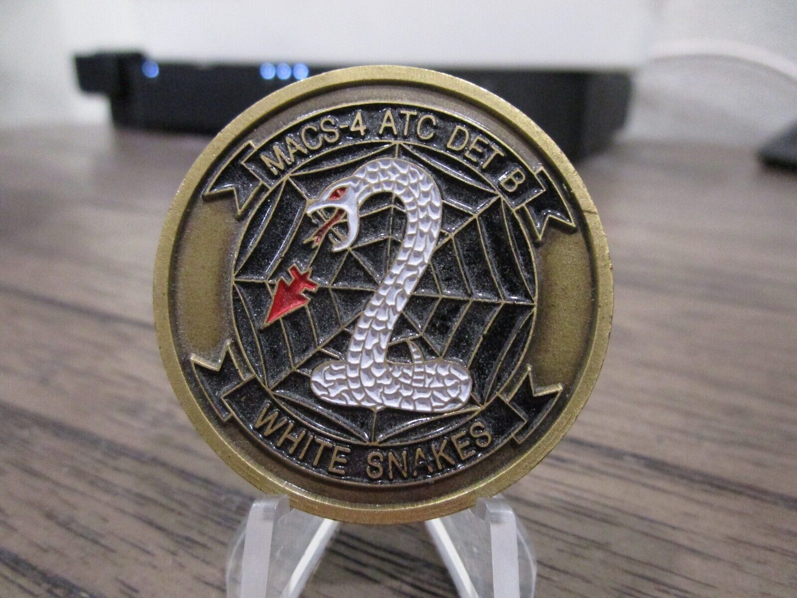 USMC MACS-4 Marine Air Control Squadron 4 MCAS Iwakuni Challenge Coin ...