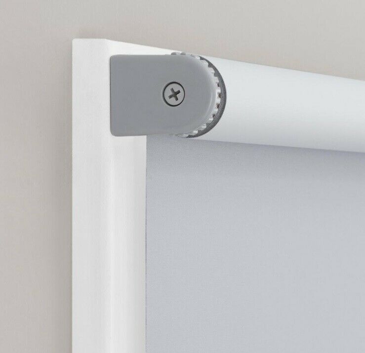 CUSTOM CUT BLINDS StyleWell Cordless Blackout Roller Shades Taupe