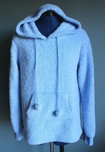 Rampage Women's Blue Pom Plush Hoodie ~S~ and 29 similar items