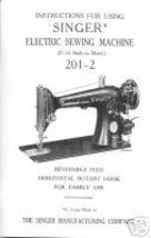 parts list for Singer 201-2, Singer 201 Sewing Machine