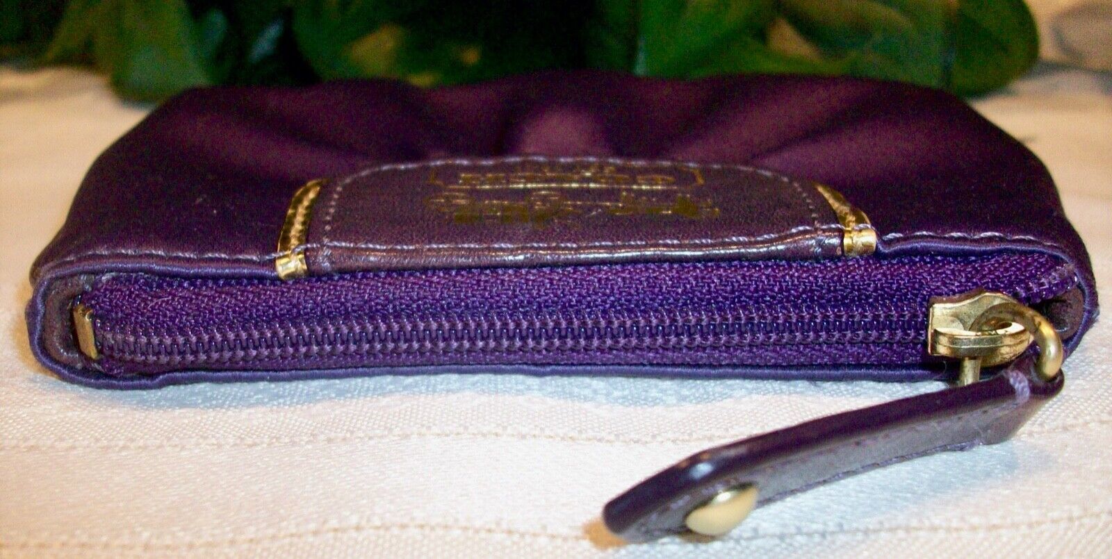 COACH Mini Skinny Key Pouch in Saffiano Leather