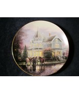 A HOLIDAY GATHERING collector plate THOMAS KINKADE Old-Fashioned Christm... - $29.99
