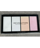 Makeup Revolution London Re-Loaded Lustre Lights Cool Highlighter Palett... - $15.84