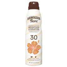 Hawaiian Tropic Weightless Hydration Clear Spray Sunscreen SPF 30, 6oz | Hawaiia
