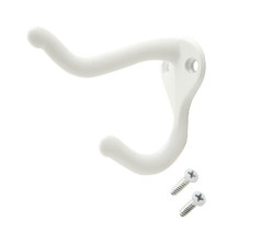 Everbilt White Coat and Hat Hook, 1 Piece, Screws Included - $7.95