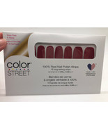 Color Street Real Nail Polish Strips in Munich Mulberry NEW - $10.88