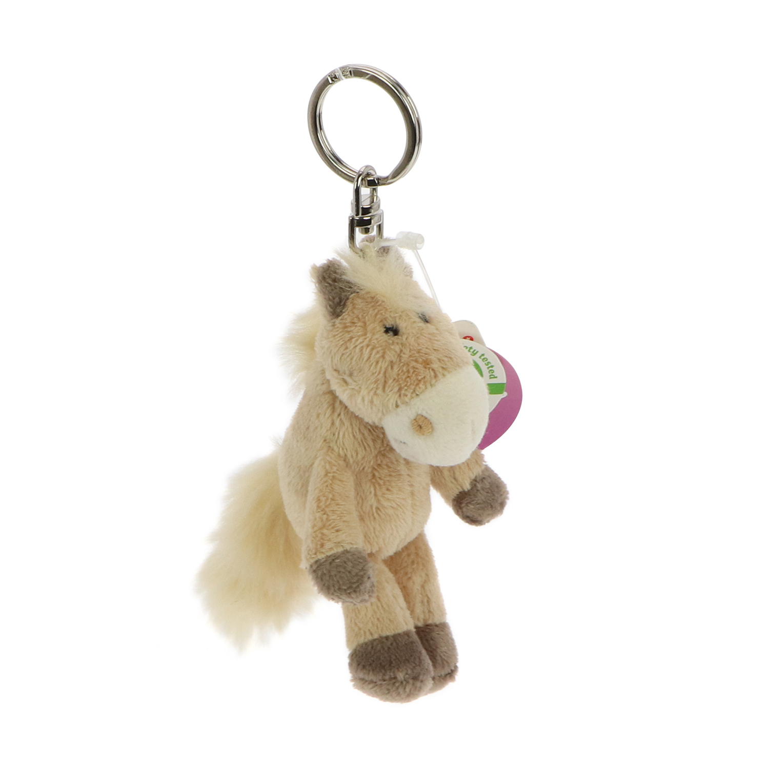 plush horse keyring