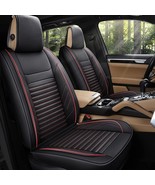 AOOG Leather Car Seat Covers, Leatherette Automotive Seat Covers for Car... - $94.99