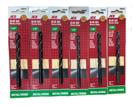Ace 1/4” Heavy Duty Drill Bit 2000321 Pack of 6 - $47.51