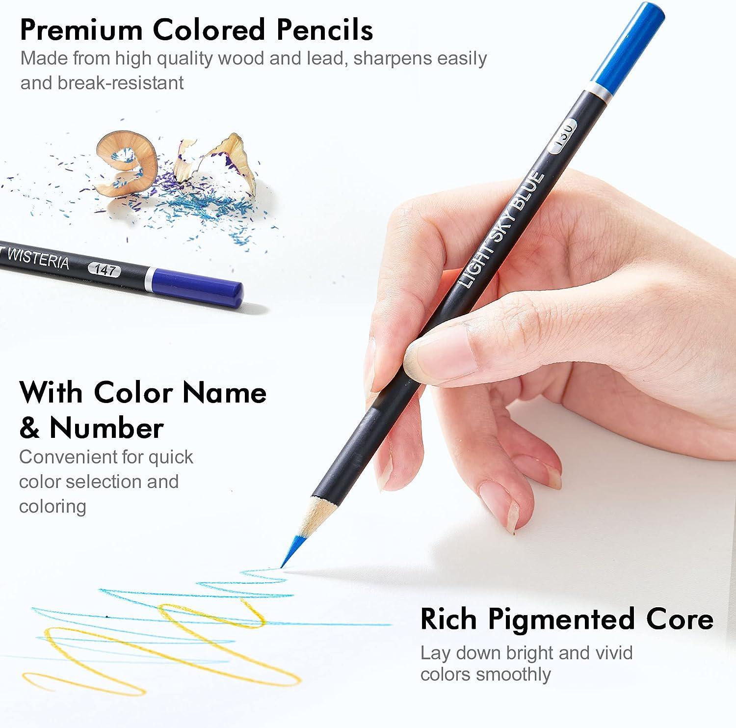 Soucolor Gel Pens for Adult Coloring Books, Deluxe 120 Pack-60 Colored Gel  Pens