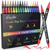 ARTEZA Kids Broad Tip Washable Markers, 42 Bright Colors, 36 Washable  Marker Pens and 6 Non-Washable Neon Pens, School Supplies for Kids Ages 3  and Up