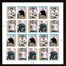 2003 US Stamp Sheet Early U.S. Football Heroes Scott #3808-11 20 Stamps MNH! - $8.50