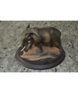 Elephant Figurine, Feathers of Knysna South Africa, Limited,Numbered,han... - $55.00
