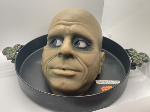 Gemmy Halloween Uncle Fester Face Head Candy Dish Spirit No Eye