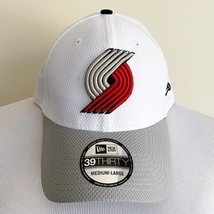 New Era Portland Trail Blazers NBA 39Thirty Fitted Stretch Hat Cap Mediu... - $39.99