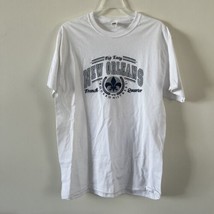 New Orleans Big Easy Bourbon St French Quarter T-Shirt Size Medium White - $10.75