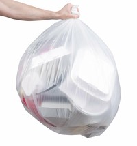 14 Large Trash Yard Bags 30 Gallon Garbage Can Liners 33x30x.65