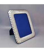 1970s Gorgeous Silver Plated Photo Frame By IB. Made in Italy - $390.00