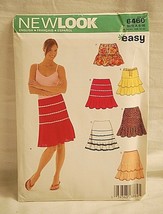 New Look Easy 6460 Sewing Pattern Size A 6 ~ 16 Misses Skirt Six Sizes n... - $9.99