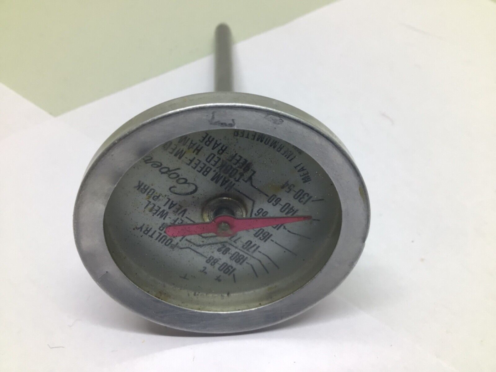 Vintage Cooper Meat Thermometer Dial Analog Meat Doneness Cooking