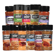 Weber Roasted Garlic & Herb Seasoning, Kosher, 2.75 Oz, Salt, Spices &  Seasonings