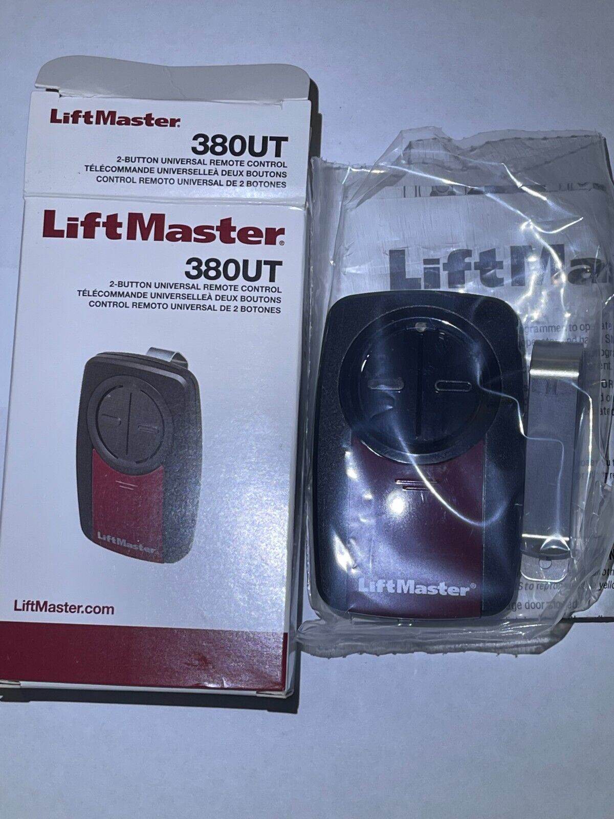 Liftmaster 375UT NEW 380UT 2 Button Remote Control KLIK1U Craftsman