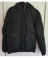 Womens S Woolrich John Rich &amp; Bros Black Hooded Puffer Winter Coat Jacket - $28.71