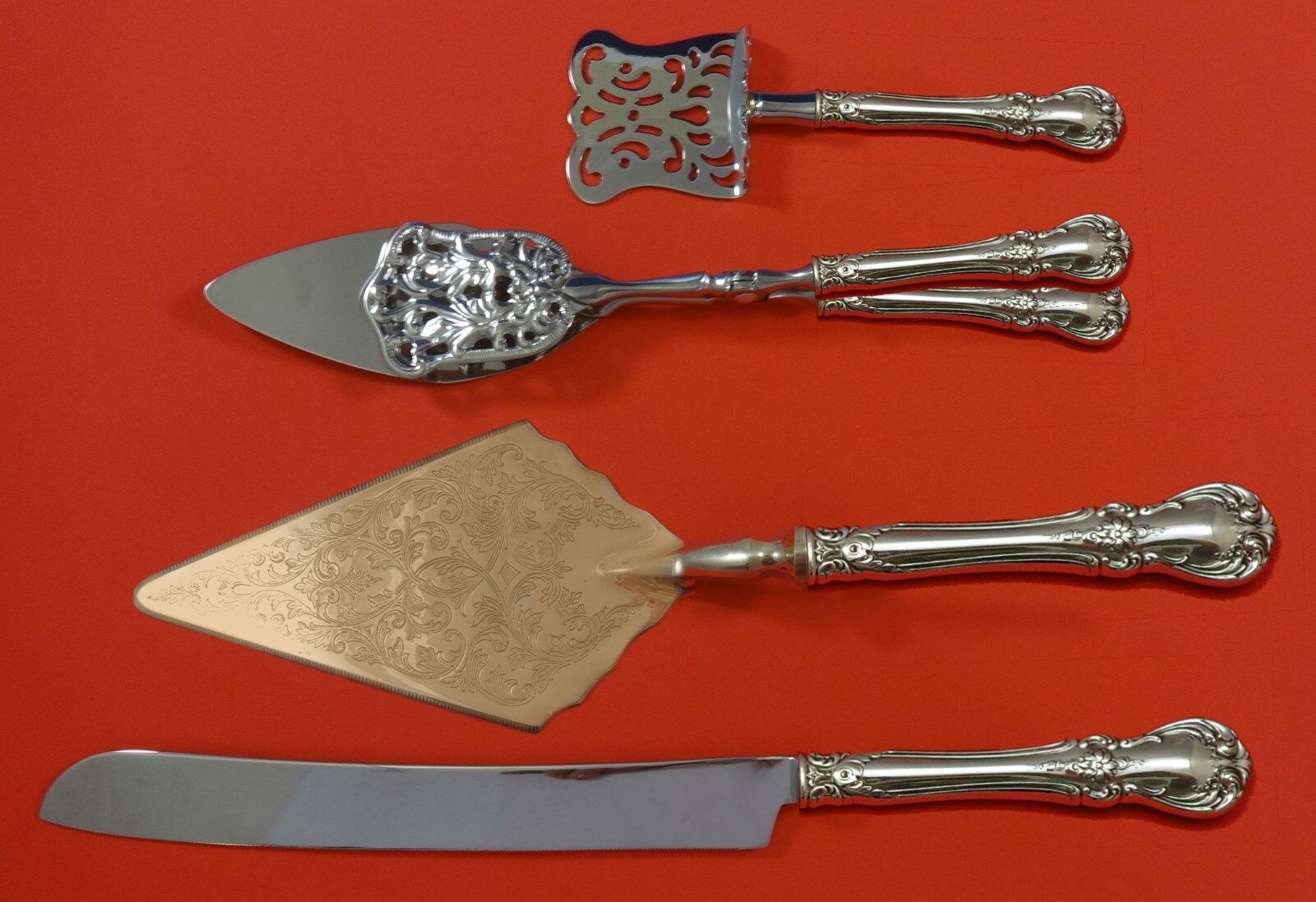 Primary image for Old Master by Towle Sterling Silver Dessert Serving Set 4pc Custom Made