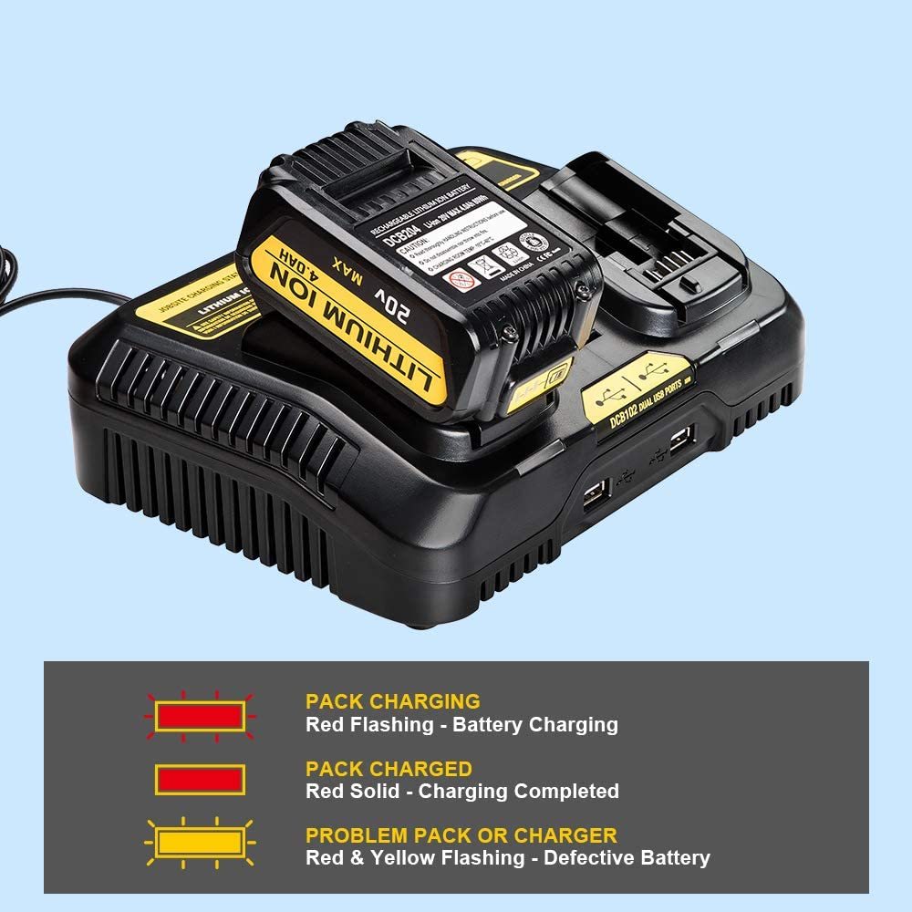 DCB102BP Compatible with Dewalt Battery and 50 similar items