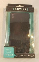 Kapsule Slim Fit Black Border Frame Bumper Gel Case Cover for Sony Xperia Z3 - $0.98
