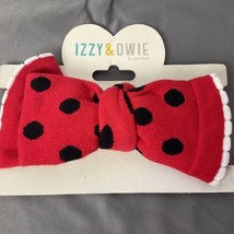 Izzy and Owie Red and Black Ladybug Knitted Headband - $9.90