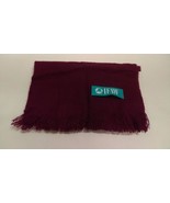 Vintage Wool IFAW Mulberry scarf - $34.64