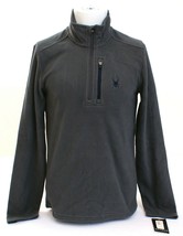 Spyder Gray 1/4 Zip Fleece Lightweight Pullover Jacket Men&#39;s NWT - $59.99