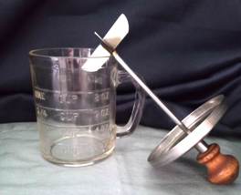 Vintage Nut Chopper 1 1/2 C Glass Measuring and 50 similar items