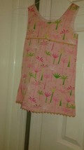 Sew La Ti Do Vintage Pink Sleeveless Floral   Dress Toddler Girls 3t - $20.78