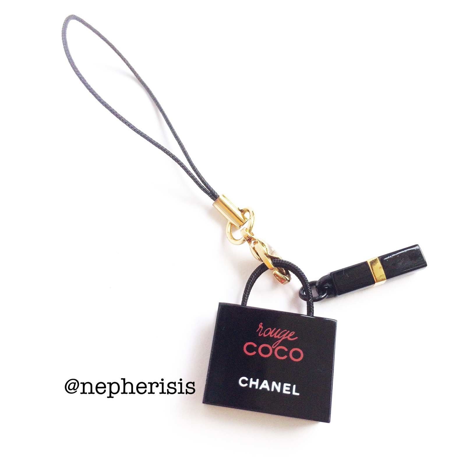 RARE NEW VIP Exclusive Gift Chanel ROUGE COCO Lipstick Phone Bag Charm  Pendant