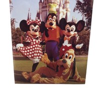 VTG Disney ATA-BOY Disneyland Magic Castle Mickey Minnie Pluto Fridge Magnet 3" - $22.76