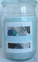 Ashland Scented Candle New 17 Oz Large Jar Single Wick Coastal Driftwood Spring - $19.60