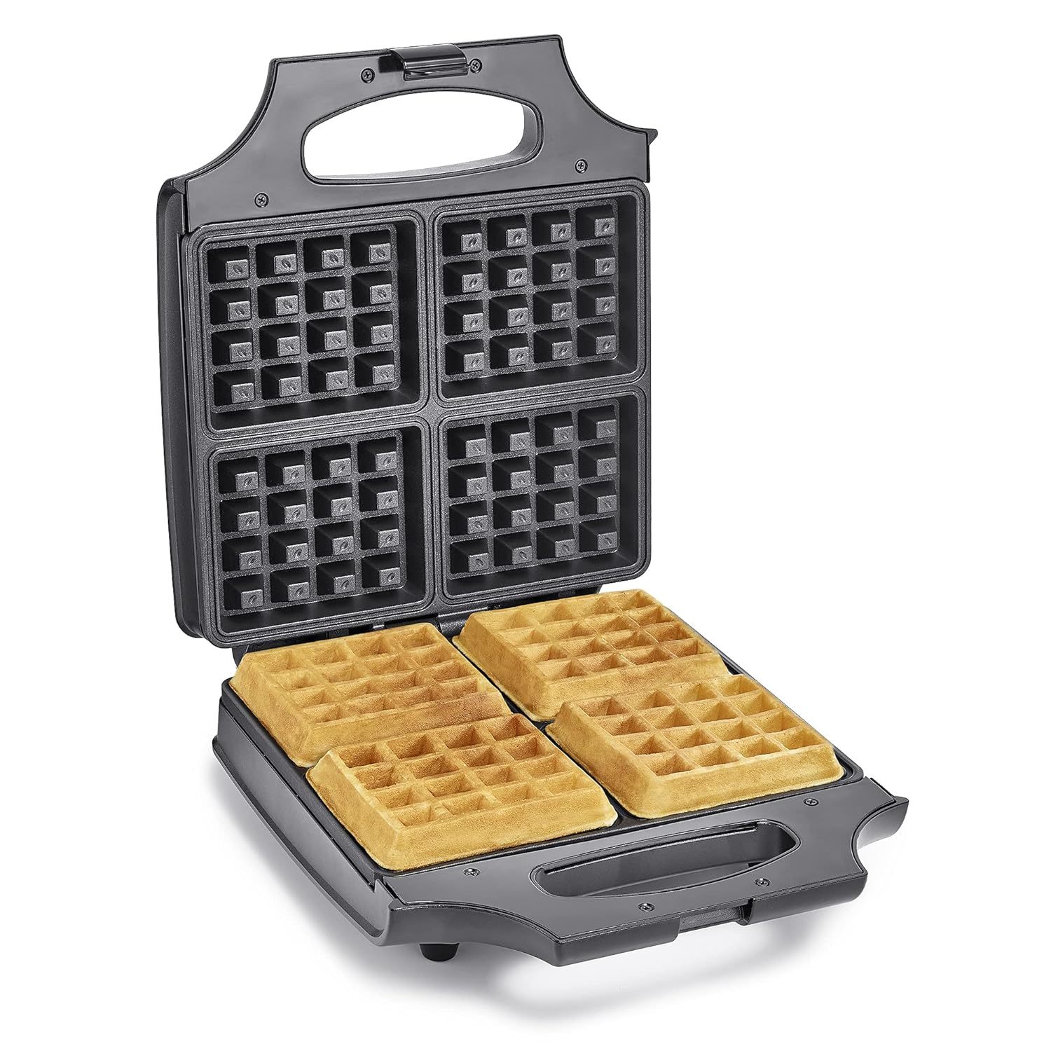 Bella - Non-Stick Rotating Belgian Waffle Maker - Stainless Steel