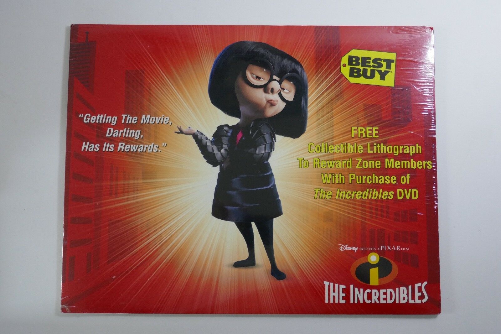 Disney Pixar The Incredibles Best Buy Exclusive Lithograph - Posters ...