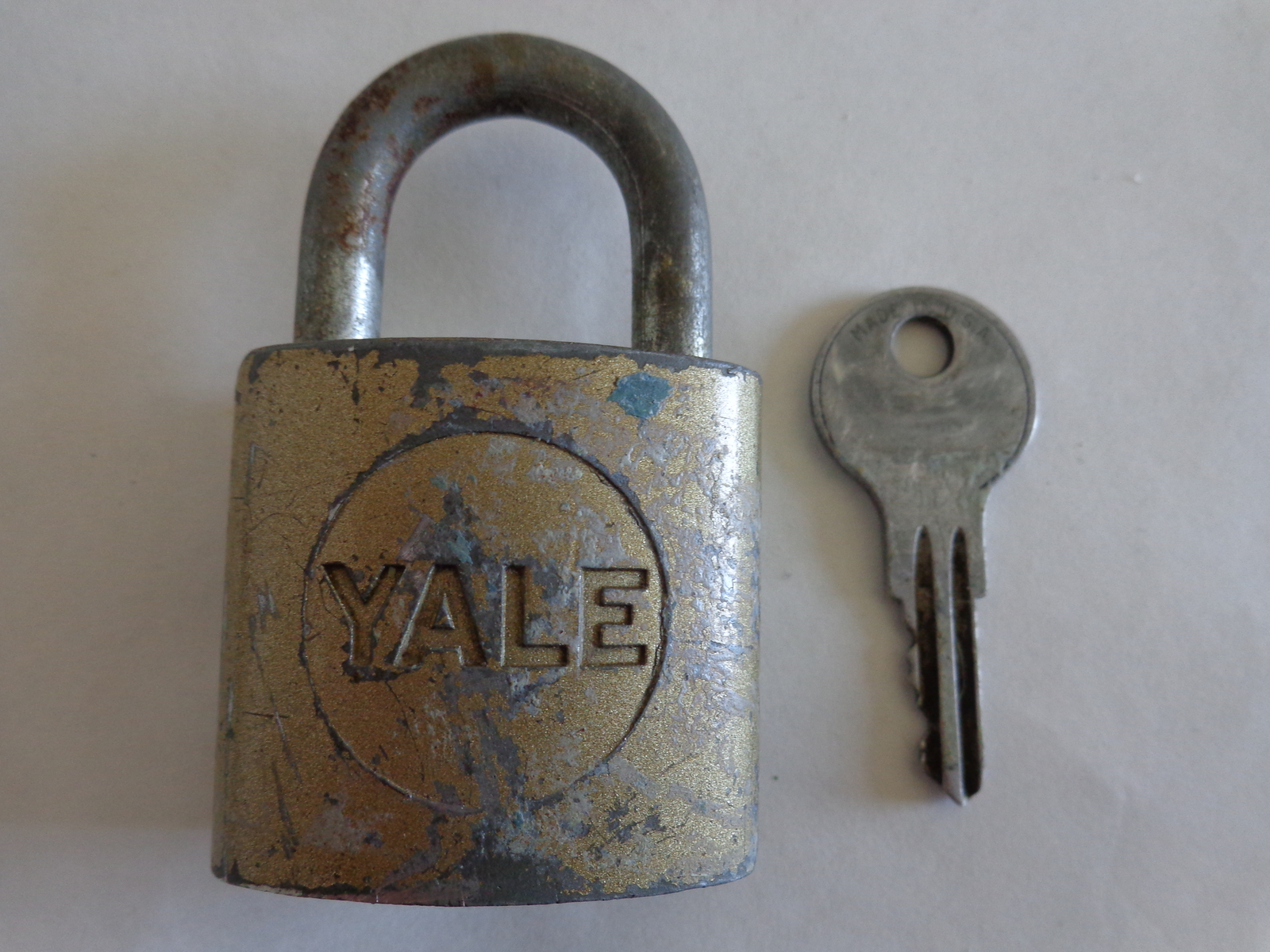 2 Pcs Same Key Copper Padlock Wolf Head Brass Lock Small Locks